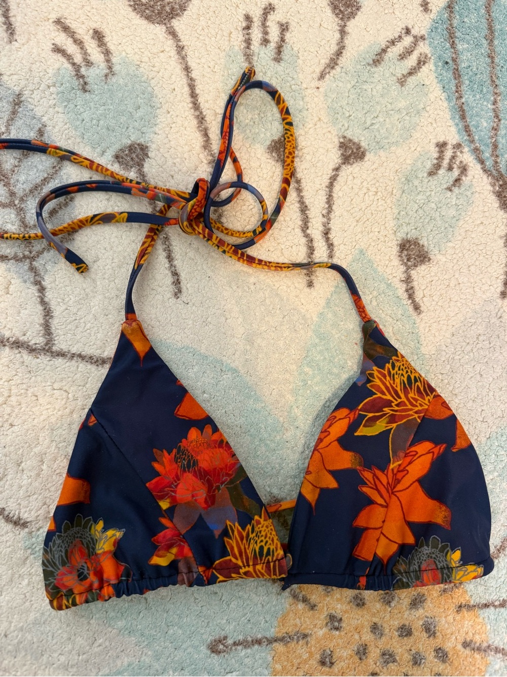 Maoi Floral Swim Top
